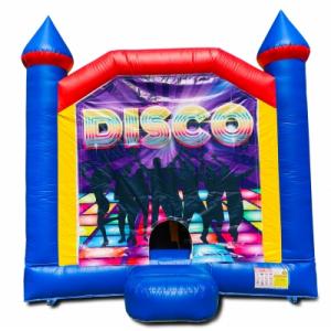 Jumping Castle Hire - Blue Combo Disco Inner Slide jumping Castle 